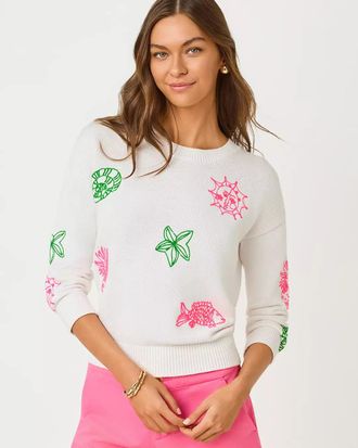 Lilly Pulitzer Tensley Embroidered Sweater