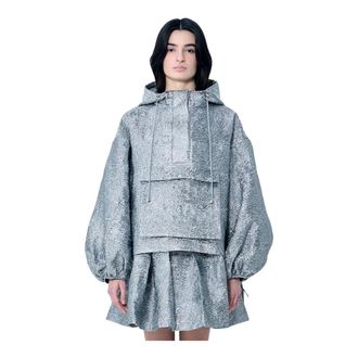 Cecilie Bahnsen Orion Jacket - - Jackets - Donna - Grigio - S