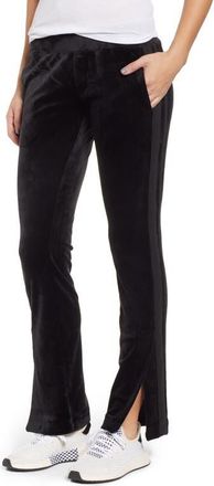 Pam & Gela Side Stripe Track Pants in Black at Nordstrom, Size Petite