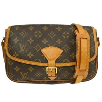 Louis Vuitton Pre-owned Cross Body Bags, female, Brown, Size: ONE SIZE Pre-owned Sologne Handbag