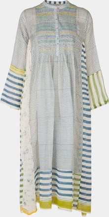 Injiri Amber 88 Hand-Loomed Cotton and Silk Dress