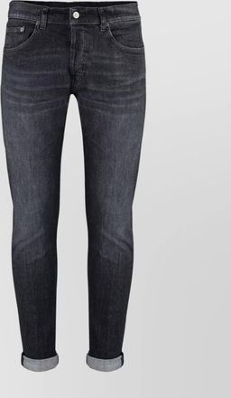 Dondup stretch cotton jeans roll-up cuffs