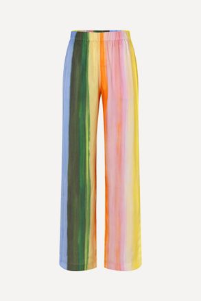 Stine Goya Womens Elasticated Long Pants In Pastel Hue
