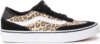 Vans Dames-schoenen Brooklyn met su&egrave;de afwerking (Zwart/luipaard)