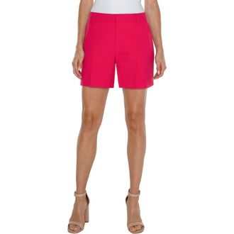 Liverpool L.A. Kelsey High Waist Shorts in Pink Punch at Nordstrom Rack, Size 0