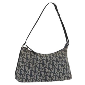 Dior Pre-owned Shoulder Bags, female, Blue, Size: ONE SIZE Pre-owned Vintage Accessory Pouch