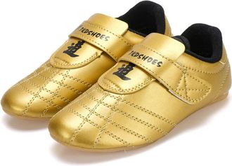 Generic Martial Arts Shoes, Tai Chi Kung Fu Trainers Adult Child Breathable Outdoor Sports(10.5 UK Child) Yellow