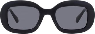 Ferragamo Grey Oval Ladies Sunglasses SF2038SE 001 51