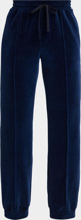 Valentino Garavani Men & apos;s Jersey Pintuck-Pleated Sweatpants