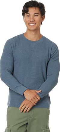 Toad&Co Framer II Long Sleeve Crew Mens Clothing Pacific Blue : 2XL, Polyester/Cotton