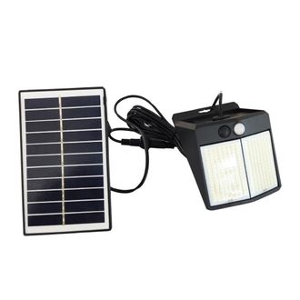 Trade Shop Trade Shop Traesio - Trade Shop - Applique Faretto Solare Da Esterno Con Pannello Sensore Luce 6500k Ip65 Sw2012-f