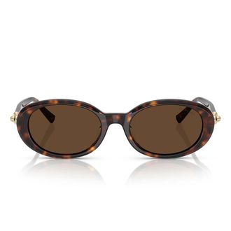 Tiffany & Co. Sunglasses Tf4242 D 80153 G Havana/Light Brown Women