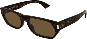 Saint Laurent SL 898 Zonnebril - unisex - Zonnebrillen - Bruin - 59 MM - Accessoires