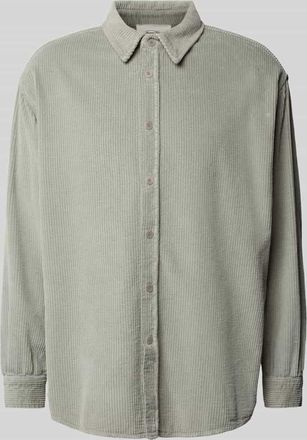 American Vintage American Vintage Freizeithemd mit Knopfleiste Modell PADOW in Hellgrau, Gr&ouml;&szlig;e S