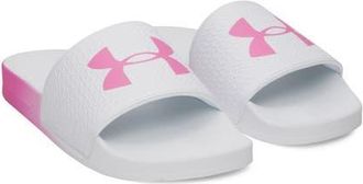 Under Armour UA ARMR Slide Sandal in White/pink Frenzy at Nordstrom, Size 11
