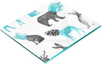 OEM Tabla De Servir De Cristal Para Cocina Con Motivos Navide&ntilde;os, 60x52 Cm