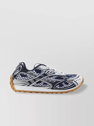 Bottega Veneta silver mesh orbit sneakers