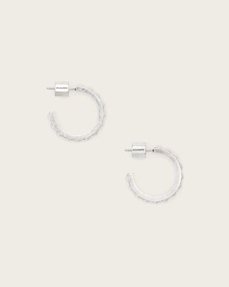 AllSaints Brass Nellie Post Back Large Earrings, Size: One Size