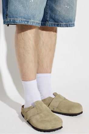 Birkenstock Loma Slides, Mens, Green