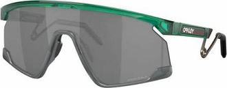 Oakley Unisex Bxtr Sunglasses In Metal Transparent Viridian Prizm Black
