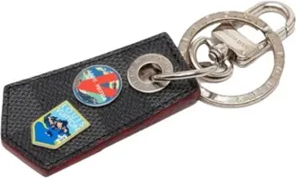 Louis Vuitton Pre-owned Accessories, male, Black, Size: ONE SIZE Pre-owned Leather Key-holder