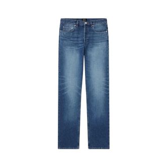 A.P.C. Slim-fit Jeans, male, Blue, Size: W33 Butler Straight-leg Jeans