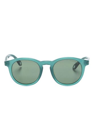 Giorgio Armani Occhiali da sole Panto tondi - Verde