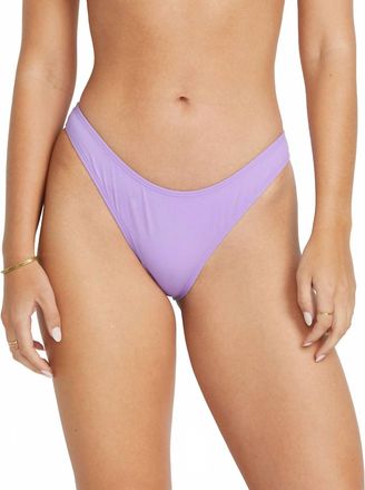Billabong Sol Searcher Hike Bikini Bottom In Prism Violet