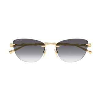 Gucci Sunglasses, female, Yellow, Size: 55 MM Gg2063S Sunglasses
