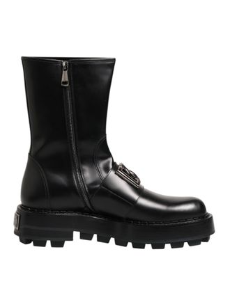 Dolce & Gabbana Mv7938 Leren Enkelboots