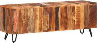 vidaXL Mueble De Tv Madera Maciza Reciclada 110x30x40 Cm Vidaxl