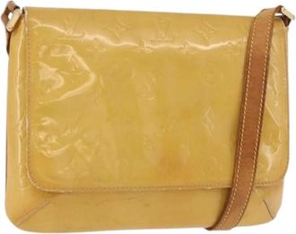 Louis Vuitton Pre-owned Shoulder Bag - Dames - Vintage Schoudertas - Beige - ONE Size - Leer - Vintage