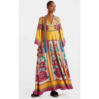 La DoubleJ Magnifico Dress in Zodiac Plac&eacute;e Marigold at Nordstrom, Size 42 It