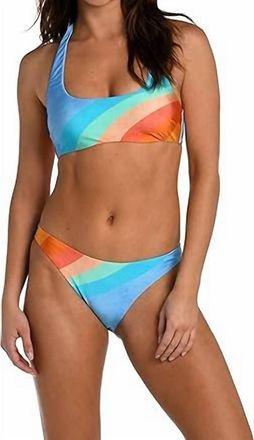 Sunshine 79 Halter Bralette Bikini Swimsuit Top In Mod Block