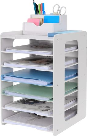 OEM Bac &Agrave; Courrier - Organisateur De Bureau - Porte-documents A4 - Pour La Maison, Le Bureau, L&Eacute;cole (7 Niveaux)