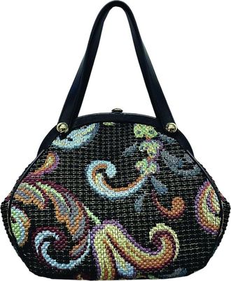 Anna Sui Tapestry Granny Bag in Black Multi at Nordstrom
