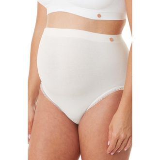 Cache Coeur Organic Maternity seamless maxi brief in Natural at Nordstrom, Size Large