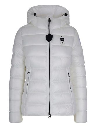Blauer hooded padded coat - women - Polyamide/Nylon - L - White