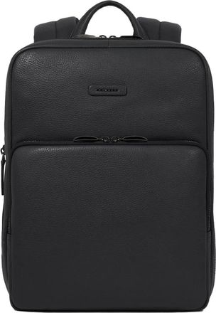 Piquadro Slim laptop backpack 14 - Heren - Rugzakken - Zwart - ONE Size - Tassen