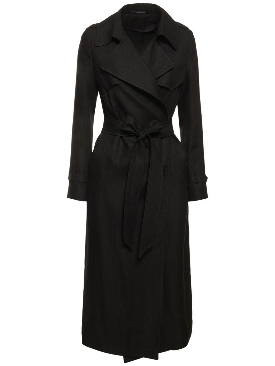 トレンチコート TAGLIATORE Women Trench Coats JOLE350001N5051 Black Women's Tagliatore Trench Coats - up to −81% | Stylight