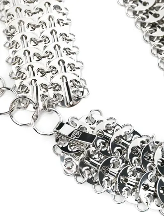 Paco Rabanne Chain Disc Belt - Silver
