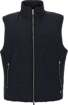 HUGO BOSS Jassen, Heren, Blauw, L, Leer, H-Darnes Vest