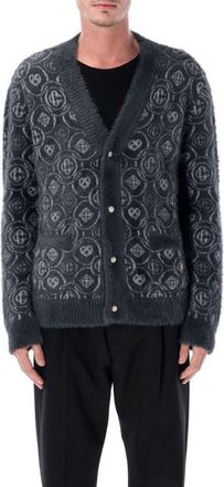 Casablanca Fluffy Monogram Cardigan