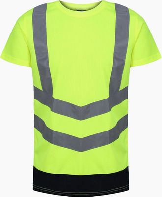Regatta Mens Regatta Mens Pro Hi-Vis Short-Sleeved T-Shirt - Yellow - Size: 46