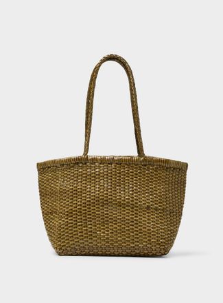 Dragon Diffusion Womens Basketweave pattern small leather bag