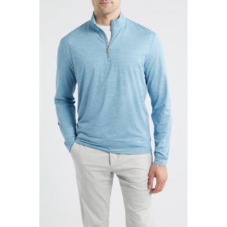 Johnnie-O Kanan Quarter Zip Pullover in Carbon Fiber at Nordstrom, Size Xx-Large