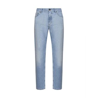 Ermenegildo Zegna Slim-fit Jeans, male, Blue, Size: W32 Slim-fit Jeans