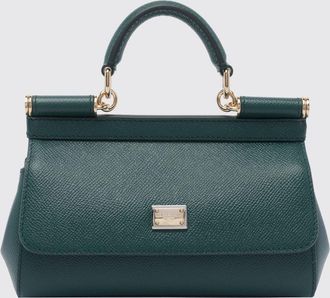 Dolce & Gabbana Sicily Mini Grained Calfskin Handbag