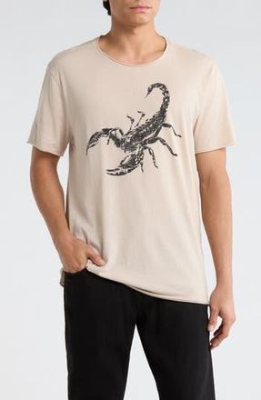 John Varvatos Scorpion Graphic T-Shirt in Fossil Grey at Nordstrom Rack, Size Xx-Large