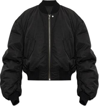 Rick Owens Secchia Flight Jacket - Heren - Bomber jackets - Zwart - L - Jassen